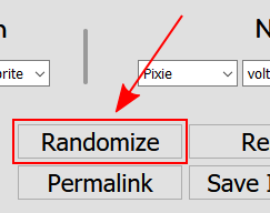 The Randomize button!